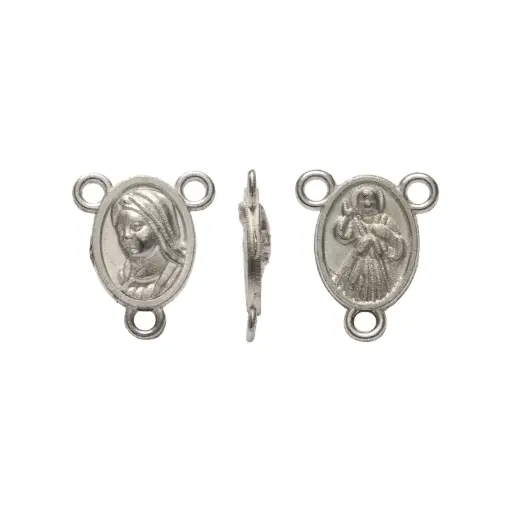 [30184] Crucero divina misericordia 12x15mm niquel x und