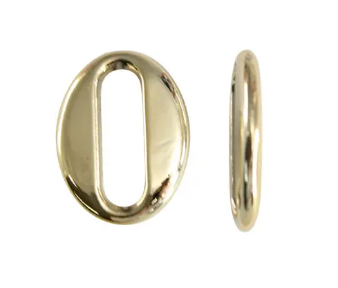 [15247] Separador plastimetal oval 20x28mm dorado x 12 und