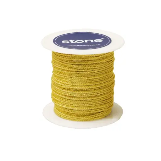 [00255] Hilo poliester metalizado A12-600/9S dorado x rollo 20m