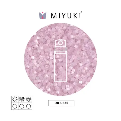 [18422] Miyuki delica 11/0 DB0675-1 pale pink satin x 10g