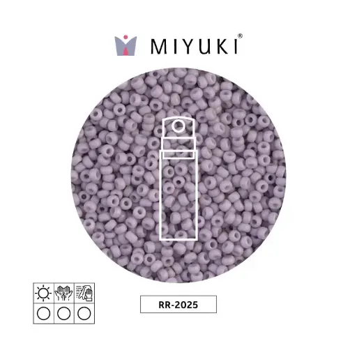 [19281] Mostacilla Miyuki rocalla 11/0 RR2025-1 matte opaque light mauve x 10g