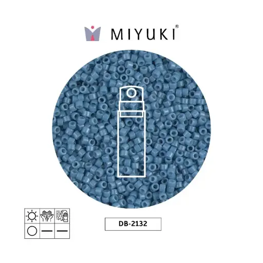 [19909] Miyuki delica 11/0 DB2132 opaque bayberry duracoat x 10g