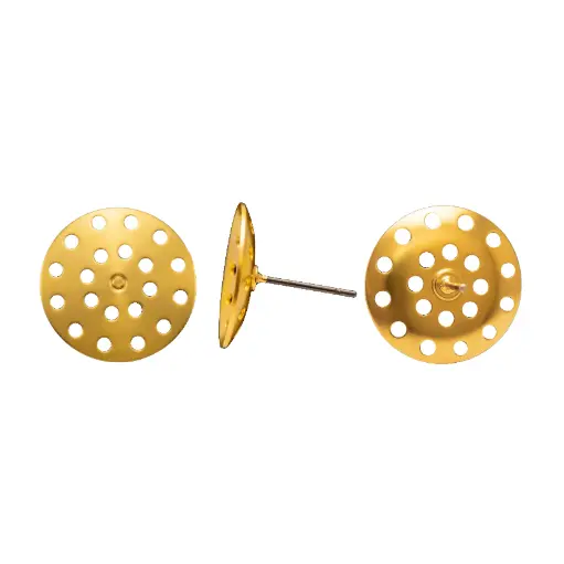 [09220] Topo miyuki 14mm WZ00451/Golfi con poste de acero x par