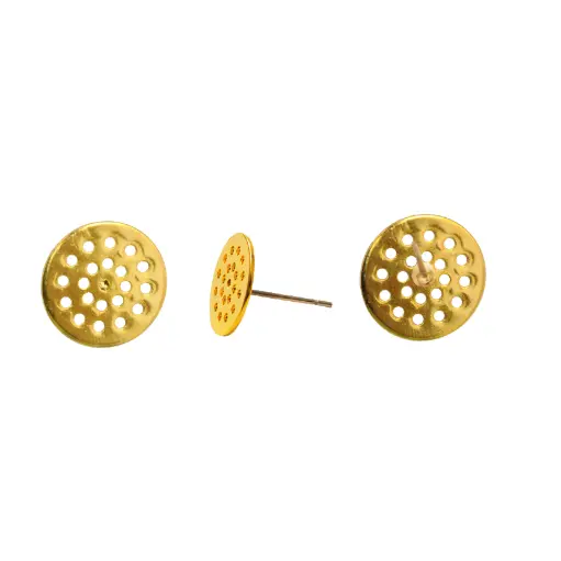 [09138] Topo miyuki 12mm WZ00157/Golfi con poste de acero x par