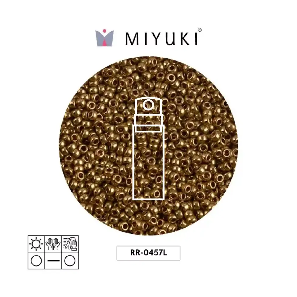 [16606] Mostacilla Miyuki rocalla 8/0 RR0457L metallic dark bronze x 10g