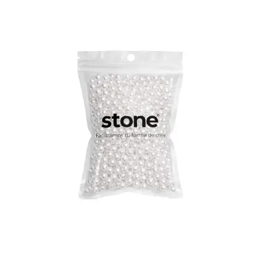 [31905] Perla sintetica redonda 8mm blanca x 1/4 libra