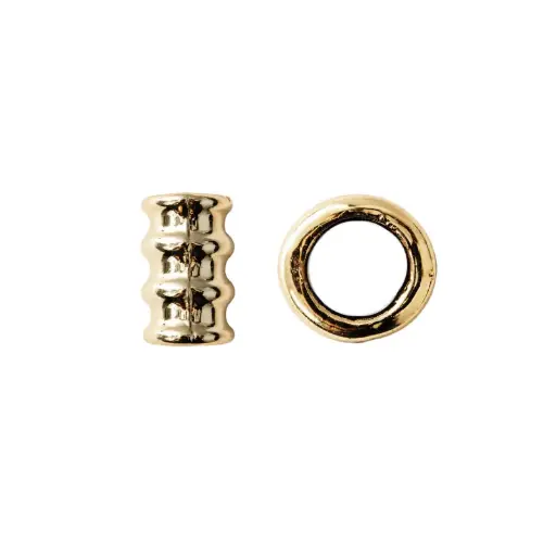 [29835] Separador plastimetal S-1881 15x8.5mm DI:5.8mm dorado  x 12 und