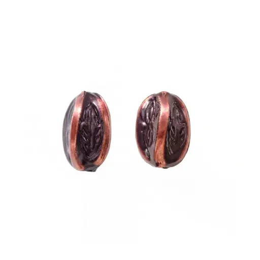[16586] Herraje hindú K2208 separador 22x16mm morado x 8 und