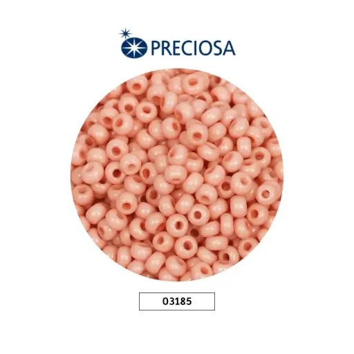 [10685] Mostacilla checa preciosa 10/0 2mm 03185 Palo de Rosa  x 500g