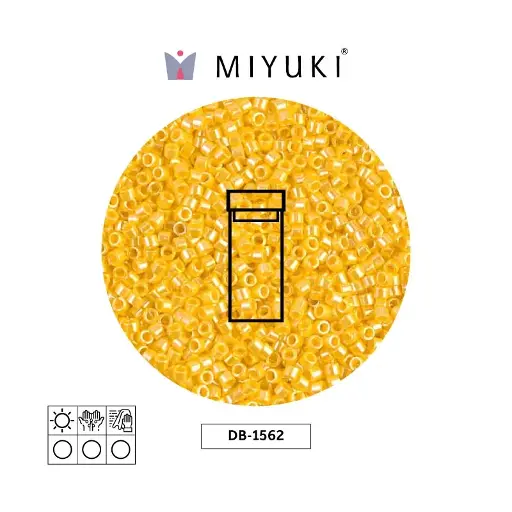 [06857] Miyuki delica 11/0 DB1562 opaque canary luster x 3g