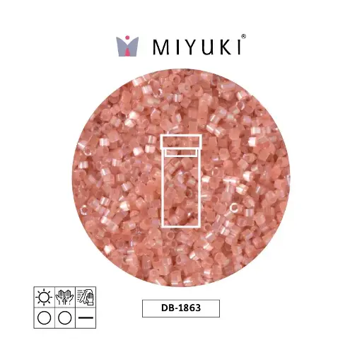 [02631] Miyuki delica 11/0 DB1863 silk cinnamon AB x 3g