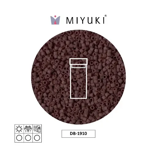 [08434] Miyuki delica 11/0 DB1910 opaque espresso x 3g
