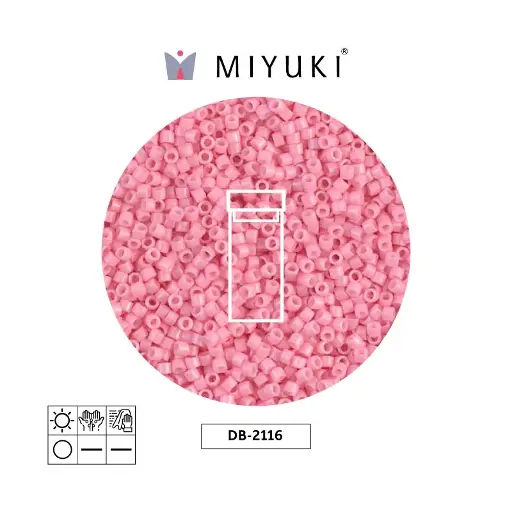 [20945] Miyuki delica 11/0 DB2116 opaque light carnation x 3g