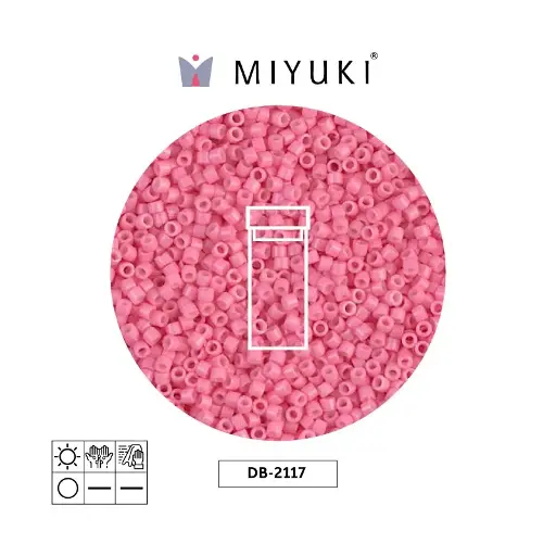 [31634] Miyuki delica 11/0 DB2117 opaco carnation x 3g