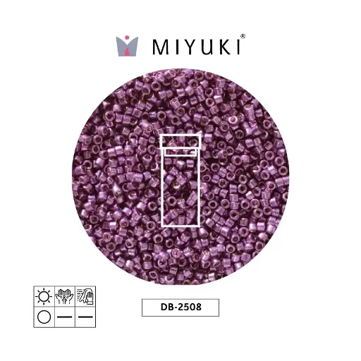 [15332] Miyuki delica 11/0 DB2508 duracoat galvanized purple orchid x 3g