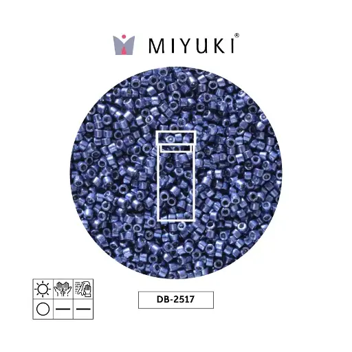[21127] Miyuki delica 11/0 DB2517 Duracoat galvanizado mermaid x 3g