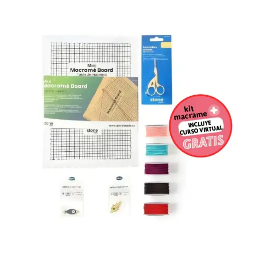 Kit basico de macrame 