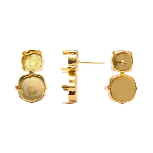 [19657] 1088CH + 4470CH setting arete SS45/10mm y 12mm/Golfi x par