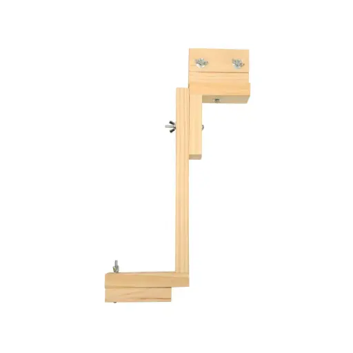 [01089] Pedestal soporte de madera para bordar