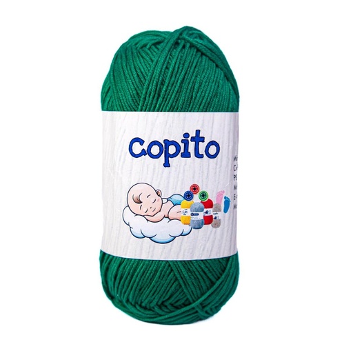 Madeja hilo copito 100% acrilico verde 65 x 100g