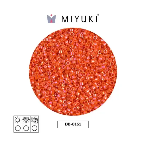 [23962] Miyuki delica 11/0 DB0161 opaco naranja AB x 50g