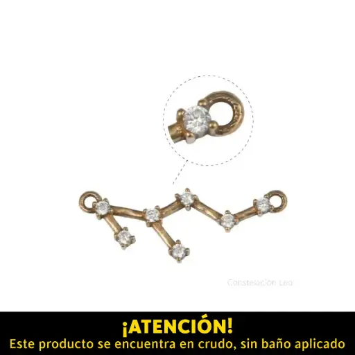 [29122] Dije micropave zodiaco leo/R x 10unds