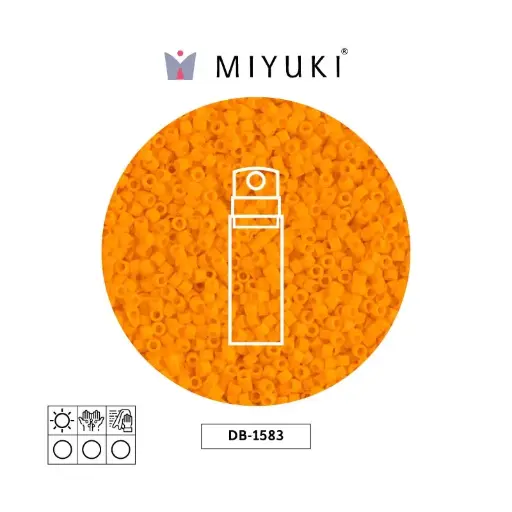 [01639] Miyuki delica 11/0 DB1583 opaco mate mandarin x 10g