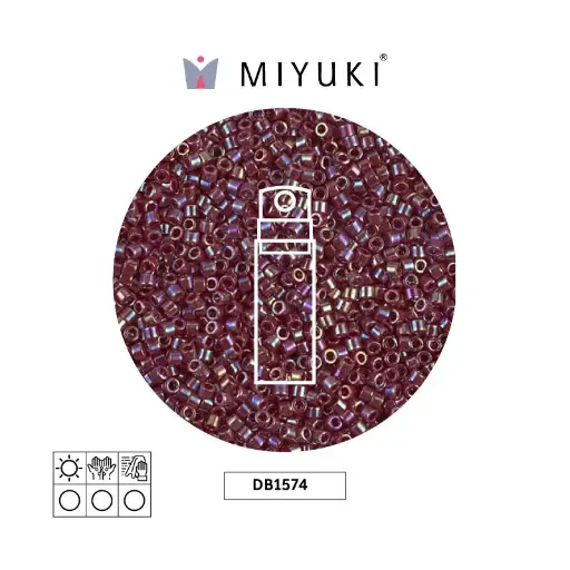 [31110] Miyuki delica 11/0 DB1574 opaco currant AB x 10g