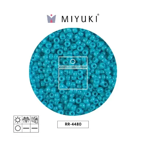 [06008] Mostacilla Miyuki rocalla 8/0 RR4480 underwater azul x 25g