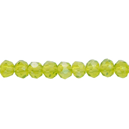 [31917] Murano rondela facetada 3mm olivine mate 102AB x 110und