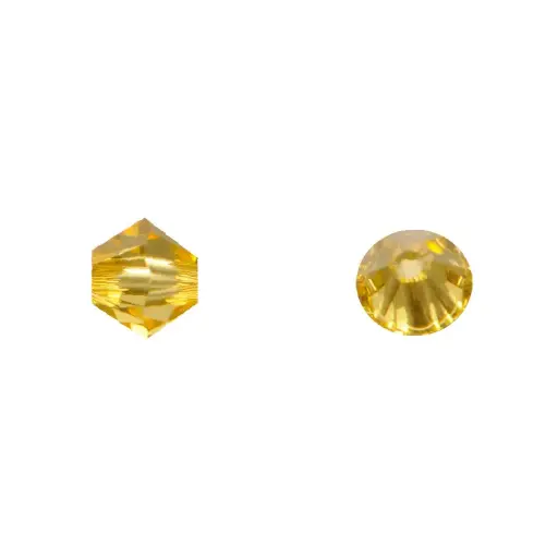 [08362] 5328 swarovski rombo light topaz 4mm x 24unds