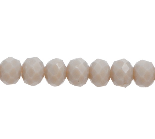 [02646] Murano rondela facetada 6mm light grey 55AB x 82unds