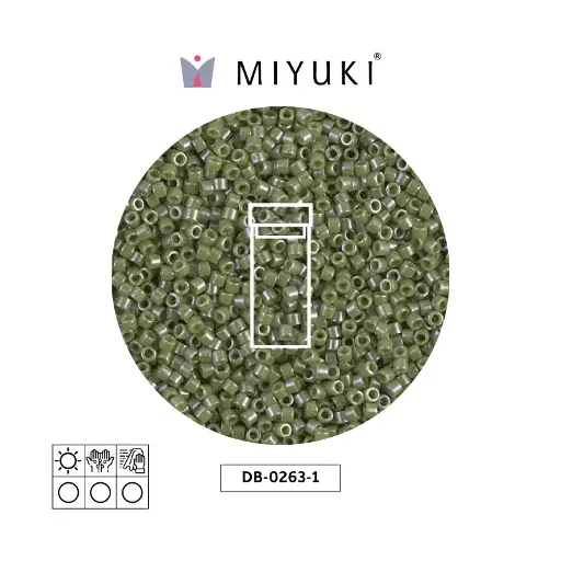 [16651] Miyuki delica 11/0 DB0263-1 opaco cactus lusterr x 3g