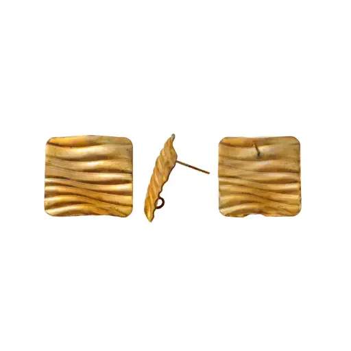 [19033] Arete cuadrado CW00009 0.5x21mm/R x par