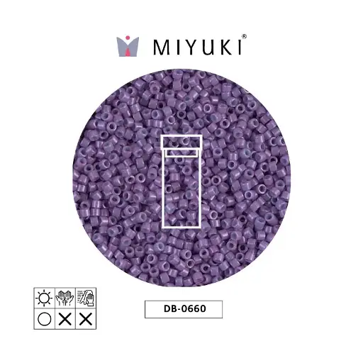 [18883] Miyuki delica 11/0 DB0660 opaque lavender x 3g