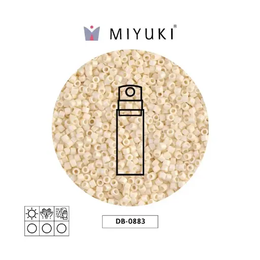 [00895] Miyuki delica 11/0 DB0883 mate opaco crema AB x 10g