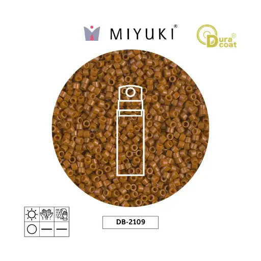 [19290] Miyuki delica 11/0 DB2109 duracoa opaco sienna x 10g