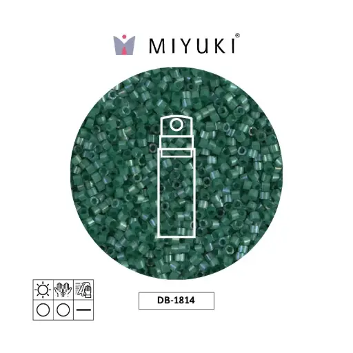 [20978] Miyuki delica 11/0 DB1814 verde satinado x 10g