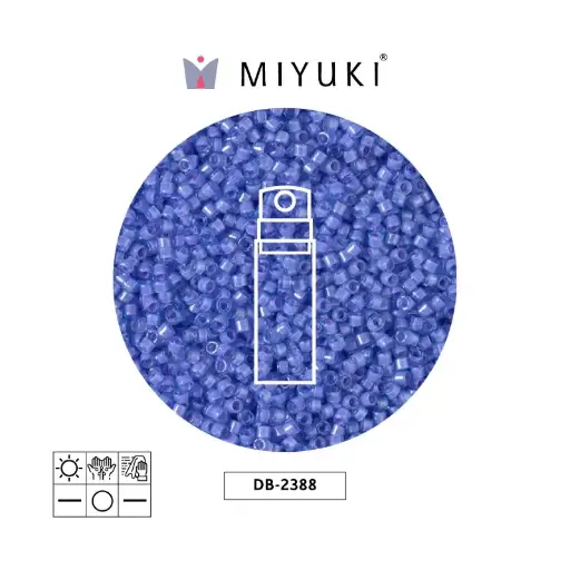 [20977] Miyuki delica 11/0 DB2388 color forrado lila x 10g