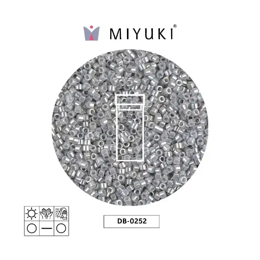[18913] Miyuki delica 11/0 DB0252 ceylon grey x 3g