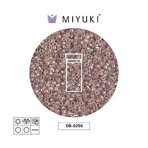 [19113] Miyuki delica 11/0 DB0256 forrado taupe x 3g