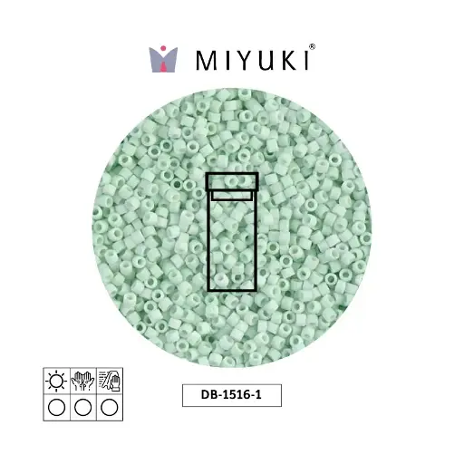 [21793] Miyuki delica 11/0 DB1516-1 matte opaque light mint x 3g