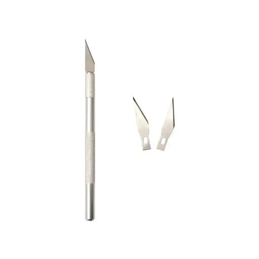 [24086] Bisturí punta de lanza con repuesto x und