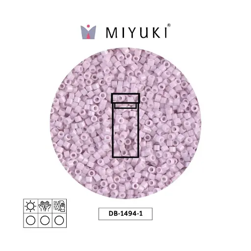 [21810] Miyuki delica 11/0 DB1494-1 opaco pálido rosa x 3g