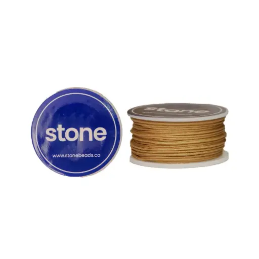 [03880] Hilo taiwanes 0.8mm ocre x rollo 15m