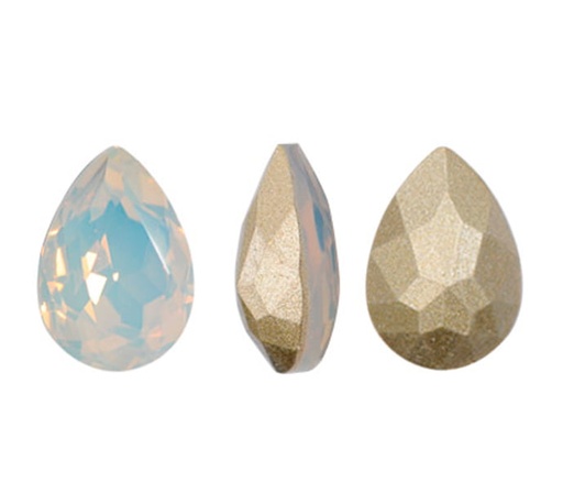 [18502] 4320CH pera 10x14mm 234 white opal x und