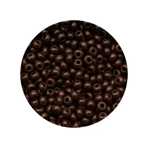 [08749] Mostacilla checa preciosa 10/0 2mm 13780 OP cafe x 500g