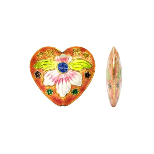 [12676] cloisonne R.P-67 corazon x und