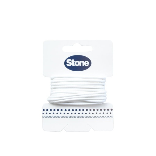 [14276] Cordon vibora 2mm blanco x 3m