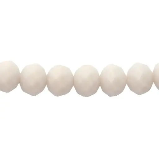 [12327] Murano rondela facetada 8mm light gray 55 x 62und